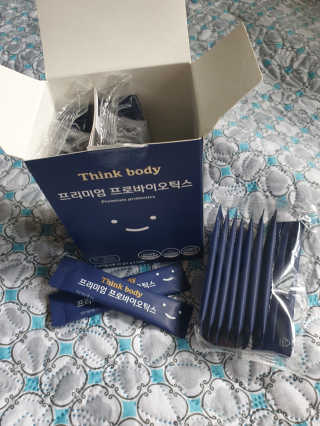 띵크바디 THINKBODY프리미엄프로바이오틱스 유산균 — 5점을 준 리뷰어가 2019년 9월 올린 사용 사진