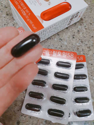 메이준뉴트리 슈퍼 크릴 오일58 1000mg x 30캡슐 — 5점을 준 리뷰어가 2020년 2월 올린 사용 사진