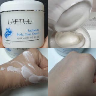 (주)이스터비엔에프 라에뜨 사차인치 바디케어크림 300ml — 4점을 준 리뷰어가 2019년 3월 올린 사용 사진