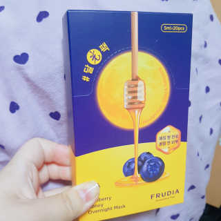 [후르디아] 블루베리 허니 오버나이트 마스크 달광팩 — 5점을 준 리뷰어가 2019년 9월 올린 사용 사진