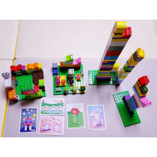 햇님토이 크레용 블럭, 비비드 파스텔 색상 150PCS — 5점을 준 리뷰어가 2018년 10월 올린 사용 사진