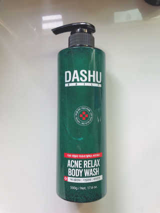 다슈코리아 다슈 데일리 아크네 릴렉스 바디워시 500ml — 4.5점을 준 리뷰어가 2019년 11월 올린 사용 사진