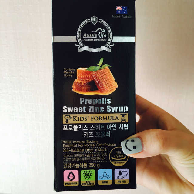 프로폴리스 스위트 아연 시럽 키즈 포뮬러 리뷰 사진