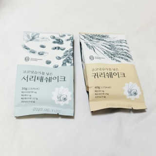 착한습관 귀리쉐이크와 서리태쉐이크 — 5점을 준 리뷰어가 2018년 8월 올린 사용 사진
