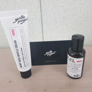 젠틀프로젝트 햄프씨드 쉐이빙 오일 + 햄프씨드 젠틀 크림 — 4.5점을 준 리뷰어가 2019년 3월 올린 사용 사진