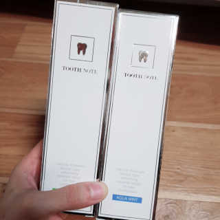 투스노트 천연치약 120g 2종 세트 화이트닝 케어 — 5점을 준 리뷰어가 2018년 12월 올린 사용 사진