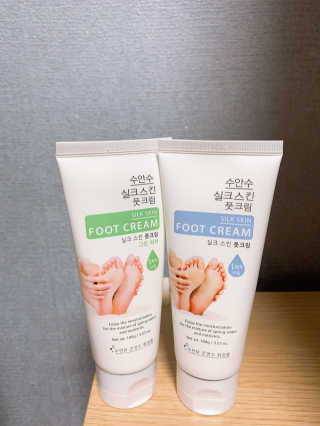 (주)에네스티 에네스티 수안수 실크스킨 풋크림 1+1 — 3점을 준 리뷰어가 2019년 9월 올린 사용 사진