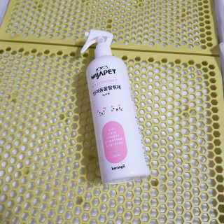 미자펫 반려동물탈취제 500ml — 5점을 준 리뷰어가 2018년 8월 올린 사용 사진