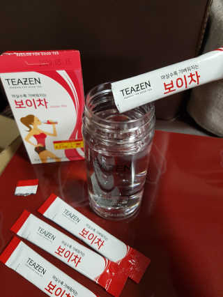 티젠 보이차 + 마이보틀 세트 — 5점을 준 리뷰어가 2018년 6월 올린 사용 사진