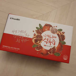 프롬바이오 오직 석류만 [그대로100 석류즙] 하루 1포로 건강하게 — 5점을 준 리뷰어가 2020년 2월 올린 사용 사진