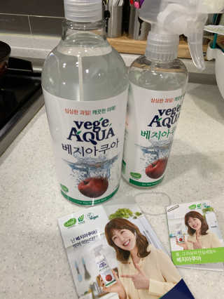 베지아쿠아 475ml + 리필 1000ml 1Set — 5점을 준 리뷰어가 2019년 10월 올린 사용 사진