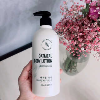 (주)에네스티 내추럴 촉촉  오트밀 바디로션 500ml — 5점을 준 리뷰어가 2020년 2월 올린 사용 사진