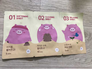 미팩토리 3단 돼지코팩 3매입 X 2 — 5점을 준 리뷰어가 2018년 3월 올린 사용 사진