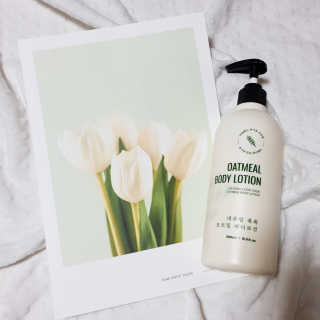 (주)에네스티 내추럴 촉촉  오트밀 바디로션 500ml — 5점을 준 리뷰어가 2019년 12월 올린 사용 사진