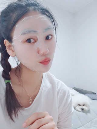 로벡틴 닥터 마스크 아쿠아 — 5점을 준 리뷰어가 2020년 3월 올린 사용 사진