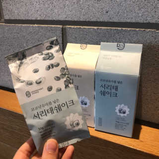 [착한습관]건강한 한끼, 귀리 쉐이크와 서리태 쉐이크 — 4.5점을 준 리뷰어가 2019년 9월 올린 사용 사진