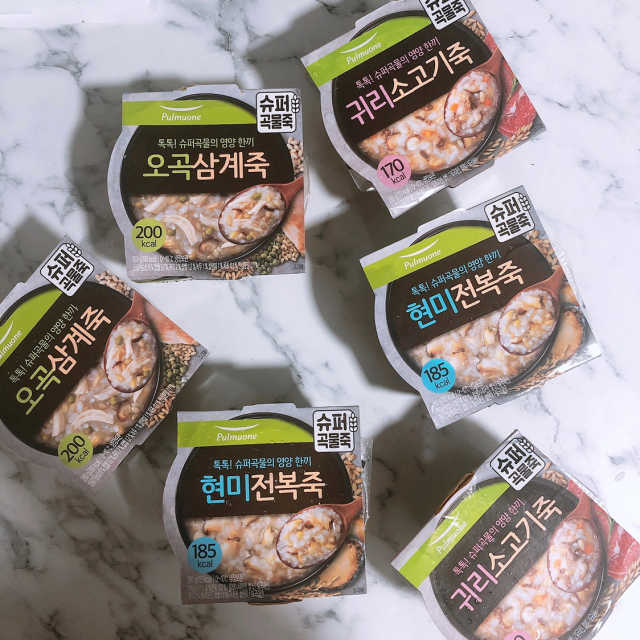 슈퍼곡물죽 귀리소고기죽, 현미전복죽, 오곡삼계죽 리뷰 사진