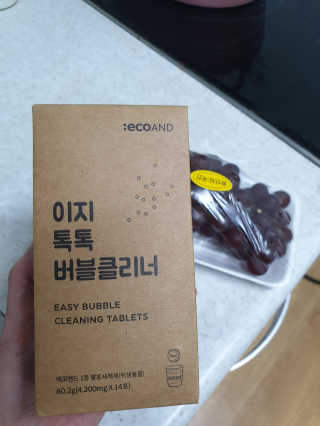 [에코앤드]이지톡톡 버블클리너 1종세척제 — 5점을 준 리뷰어가 2019년 6월 올린 사용 사진