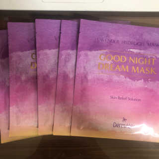 더메이블 라벤더 스킨 릴리프 하이드로겔 마스크 — 5점을 준 리뷰어가 2018년 11월 올린 사용 사진
