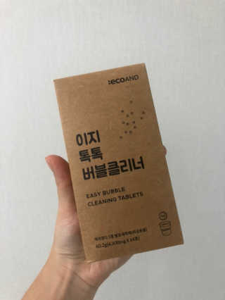 [에코앤드]이지톡톡 버블클리너 1종세척제 — 5점을 준 리뷰어가 2019년 8월 올린 사용 사진