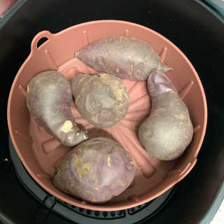 에어프라이어 전용 실리콘 조리용기 에프팟 — 4점을 준 리뷰어가 2019년 12월 올린 사용 사진