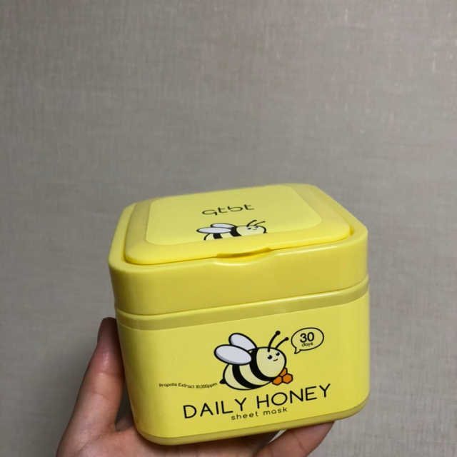 QTBT 데일리 허니 마스크 리뷰 사진