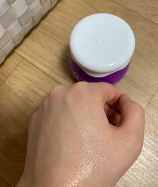 [후르디아] 72시간 블루베리 속살 수분크림 — 4점을 준 리뷰어가 2019년 8월 올린 사용 사진