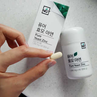 네츄럴굿띵스 퓨어 효모 아연 60일분 — 4.5점을 준 리뷰어가 2018년 8월 올린 사용 사진