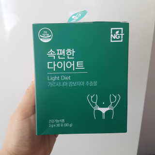 네츄럴굿띵스 속편한 다이어트 30포 — 4점을 준 리뷰어가 2019년 8월 올린 사용 사진