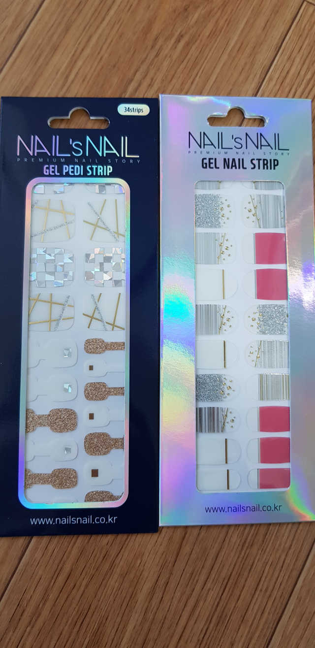 네일스네일 젤티커 2종 패디네일 각1종 리뷰 사진