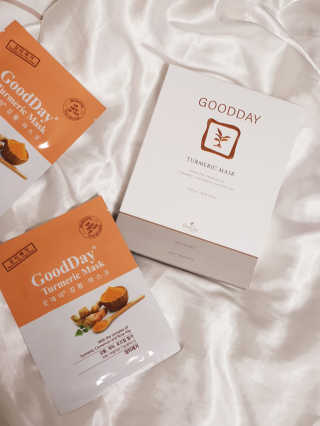 GoodDay Skincare GoodDay 강황 마스크 — 5점을 준 리뷰어가 2020년 2월 올린 사용 사진
