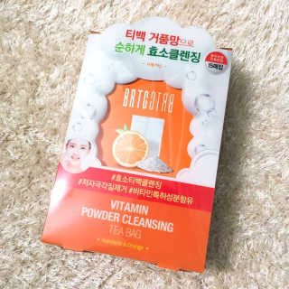 비알티씨 V10 파우더 클렌징 티백 2종 — 4점을 준 리뷰어가 2019년 2월 올린 사용 사진