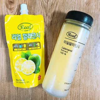 장수농가 리얼깔라만시 — 5점을 준 리뷰어가 2018년 6월 올린 사용 사진