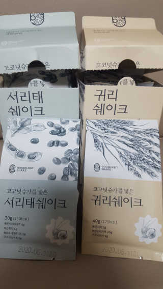 착한습관 귀리쉐이크와 서리태쉐이크 — 4점을 준 리뷰어가 2018년 8월 올린 사용 사진
