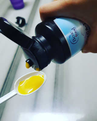 오메가-3스무디 [오메가스무디] 짜먹는 오메가3 DHA 임산부 어린이 — 5점을 준 리뷰어가 2019년 3월 올린 사용 사진