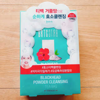 비알티씨 V10 파우더 클렌징 티백 2종 — 5점을 준 리뷰어가 2019년 2월 올린 사용 사진