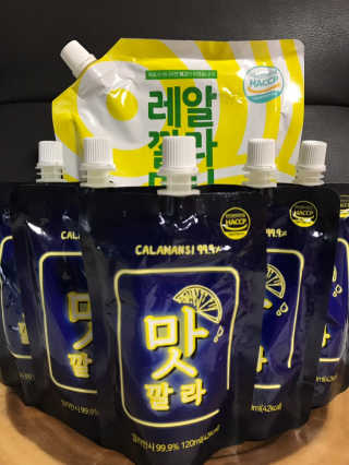 [바로푸드] 레알깔라만시1팩 + 맛깔라5팩 + 보틀1병 — 4점을 준 리뷰어가 2019년 8월 올린 사용 사진