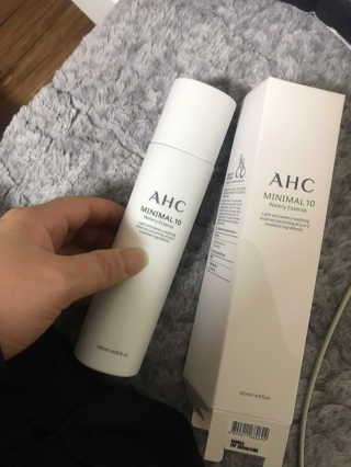 AHC 에이 에이치 씨 미니멀 10 워터리 에센스 — 3.5점을 준 리뷰어가 2018년 12월 올린 사용 사진