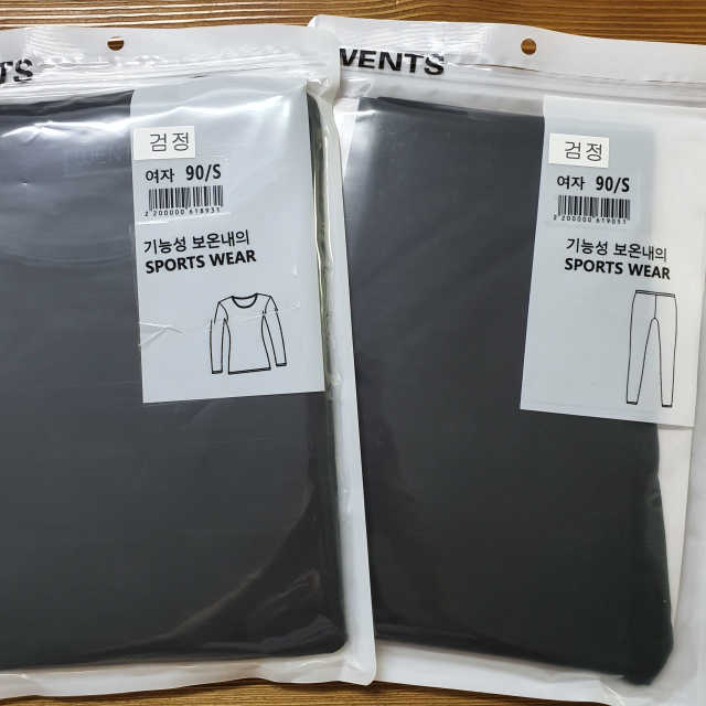 웬츠 무변형 히트웨어 [여성/블랙] 리뷰 사진