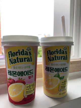 플로리다 내추럴 플로리다내추럴 레몬에이드  2종 — 5점을 준 리뷰어가 2018년 7월 올린 사용 사진