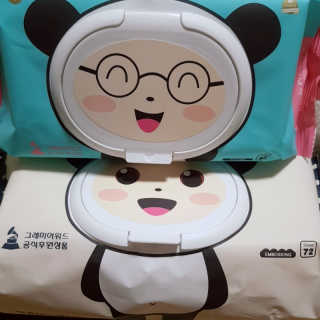달곰이 물티슈 — 5점을 준 리뷰어가 2018년 10월 올린 사용 사진
