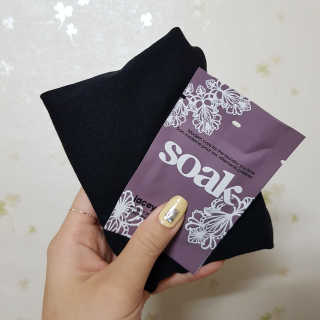 THEZAM [더잠] GELATO 팬티+친환경 속옷 전용 세제 SOAK 5ml — 3.5점을 준 리뷰어가 2019년 6월 올린 사용 사진