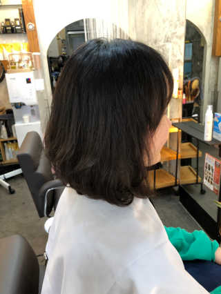 [헤어블리] 정품 시세이도펌 이용권 — 5점을 준 리뷰어가 2019년 4월 올린 사용 사진