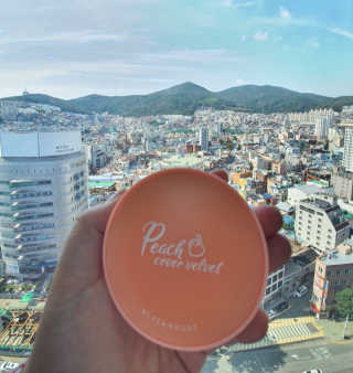 [블랙루즈] 피치 커버 벨벳 쿠션 2종 중 택1 — 3.5점을 준 리뷰어가 2020년 3월 올린 사용 사진