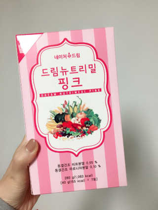 네이처드림 드림뉴트리밀 핑크,그린,옐로 — 5점을 준 리뷰어가 2018년 4월 올린 사용 사진