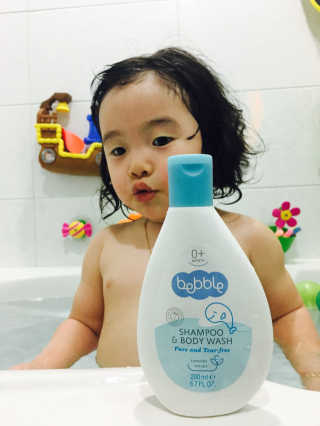 The golden snow 베블 베이비 샴푸앤바디워시 200ml — 3점을 준 리뷰어가 2017년 4월 올린 사용 사진