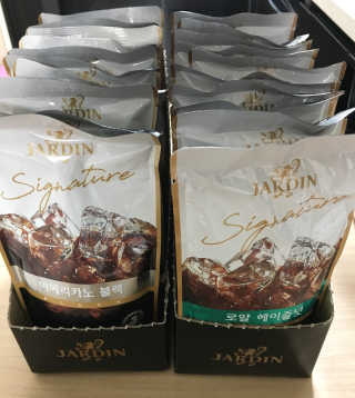 (주)쟈뎅 쟈뎅 시그니처 블랙, 헤이즐넛 230ml — 5점을 준 리뷰어가 2018년 6월 올린 사용 사진