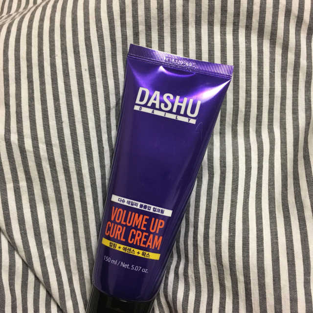 다슈 데일리 볼륨 업 컬 크림 리뷰 사진