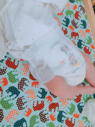 보솜이 베이비케어 팬티형 기저귀 — 4점을 준 리뷰어가 2019년 3월 올린 사용 사진