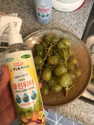 이피아 유해화학물질 없는 알칼리전해수 세정제 클린워터 — 4.75점을 준 리뷰어가 2018년 1월 올린 사용 사진